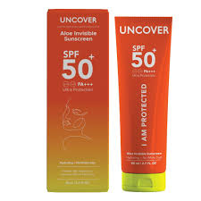 Uncover Aloe Invisible Sunscreen SPF 50 80ml